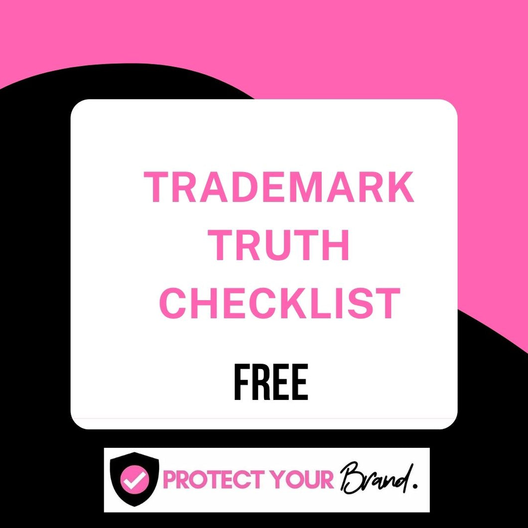 Trademark Truth Checklist