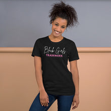 Load image into Gallery viewer, Black Girls Trademark Short-Sleeve Unisex T-Shirt with Lines

